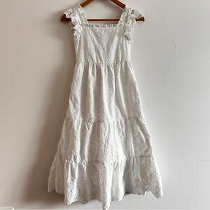 Elegant White Lace Kids Dress